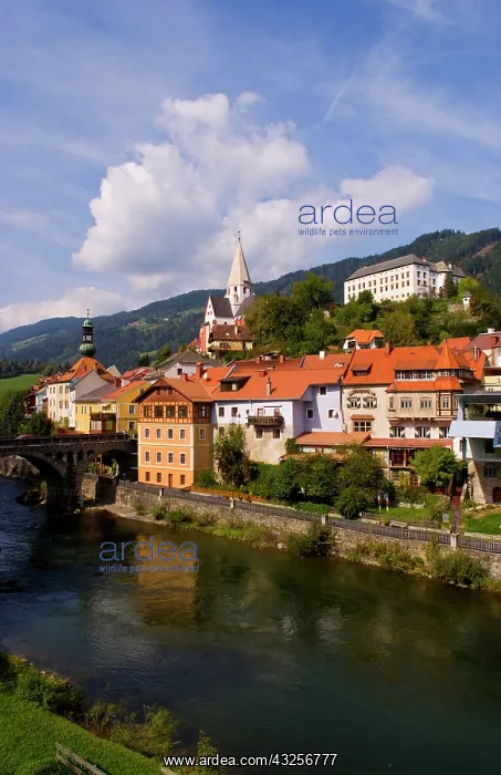 : Old historical old town of Murau Austria : Old historical old town of Murau Austria
