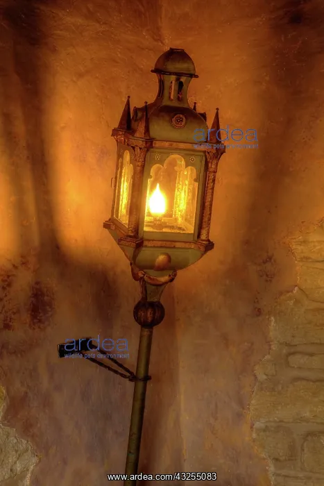 : Old light in French villa, Provence region : Old light in French villa, Provence region