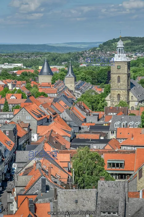 : Old Town, Goslar, Lower Saxony, Germany, Europe : Old Town, Goslar, Lower Saxony, Germany, Europe