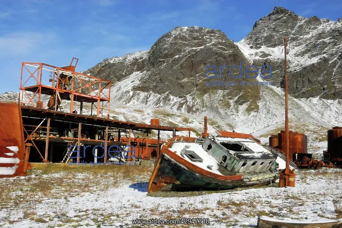 : Old Whaling station at Grytviken : Old Whaling station at Grytviken