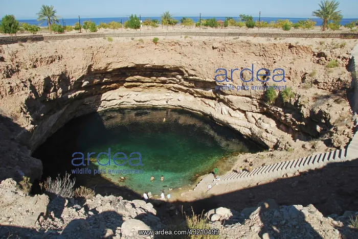 : Oman, Bayt al-Afreet, the Bimmah Sinkhole : Oman, Bayt al-Afreet, the Bimmah Sinkhole