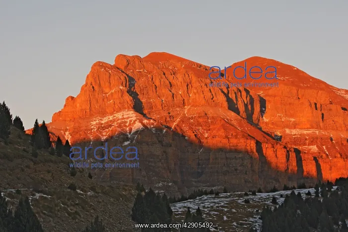 : Ordesa Valley - with sun setting : Ordesa Valley - with sun setting