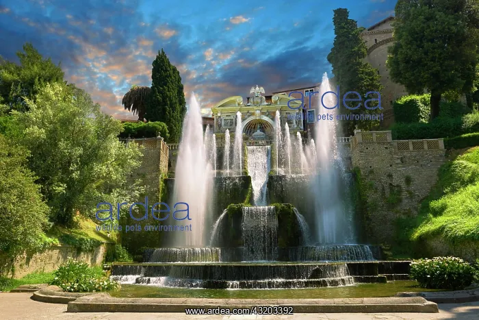 : The Organ Fountain, 1566, Villa d'Este, UNESCO World : The Organ Fountain, 1566, Villa d'Este, UNESCO World