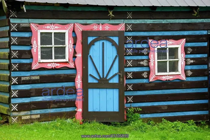 : Ornamental decoration, Goral log cabin, Zdiar, High : Ornamental decoration, Goral log cabin, Zdiar, High