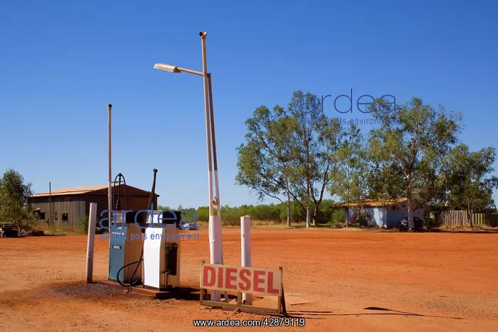 : Outback fuel - typical filling station on a roadhouse : Outback fuel - typical filling station on a roadhouse