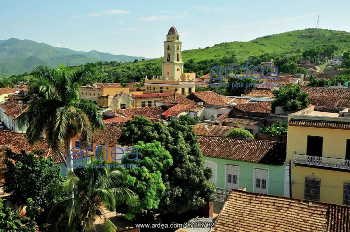 : Overlooking the historic city centre of Trinidad : Overlooking the historic city centre of Trinidad
