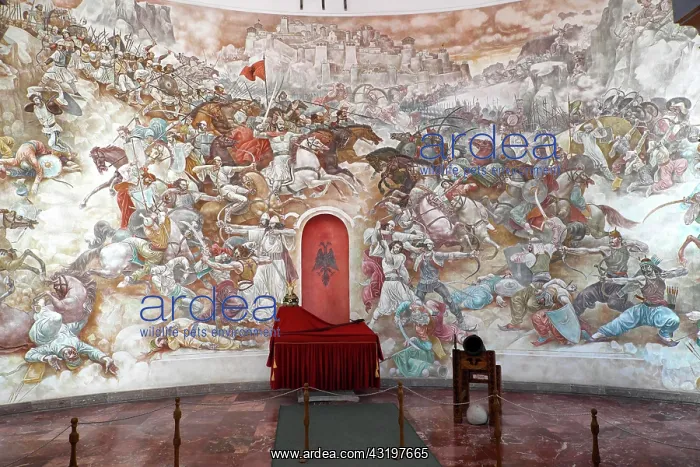: Painting of The Battle of Kosovo Polje, Skanderbeg : Painting of The Battle of Kosovo Polje, Skanderbeg