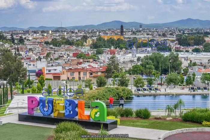 : Panorama, Puebla, Mexico, Central America : Panorama, Puebla, Mexico, Central America