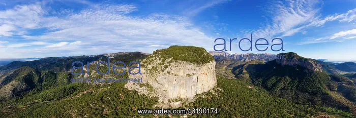: Panorama, Puig d'Alaro, near Alaro, Serra de Tramuntana : Panorama, Puig d'Alaro, near Alaro, Serra de Tramuntana