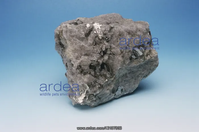 : Pegmatite with mica crystals : Pegmatite with mica crystals