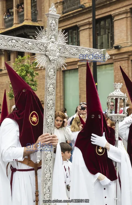 : Penitents at the Semana Santa (Holy Week) of : Penitents at the Semana Santa (Holy Week) of