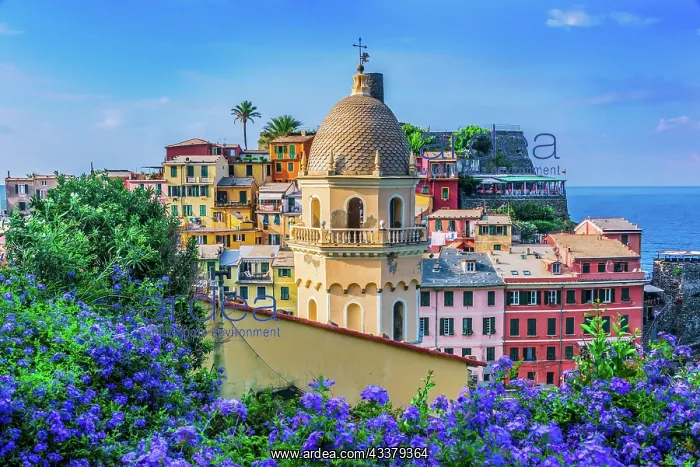  : Picturesque town of Vernazza, in the province of