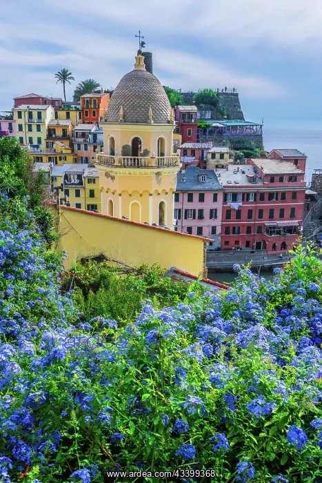 : Picturesque town of Vernazza, in the province of : Picturesque town of Vernazza, in the province of