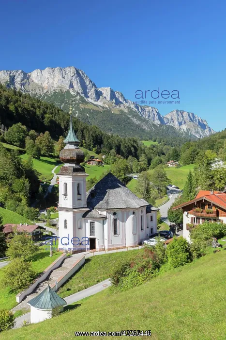: Pilgrimage Church Maria Gern, Untersberg (1973m) : Pilgrimage Church Maria Gern, Untersberg (1973m)