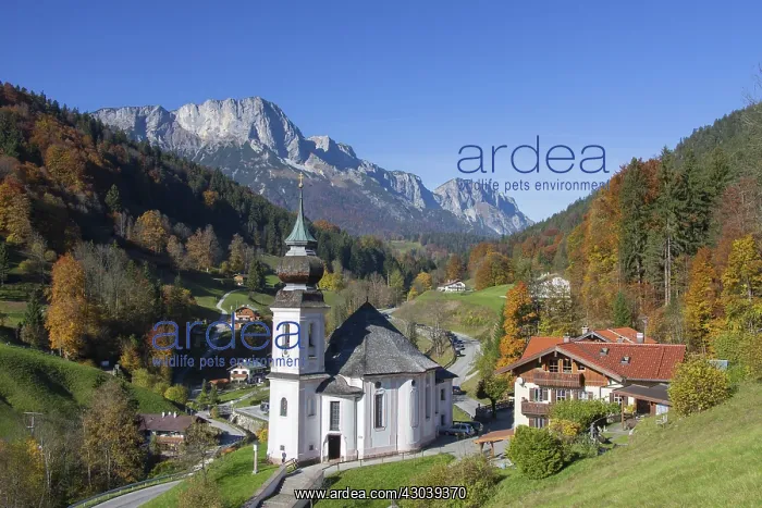 : Pilgrimage Church St. Andreas at Maria Gern : Pilgrimage Church St. Andreas at Maria Gern