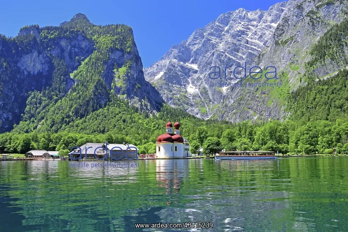: Pilgrimage church St. Bartholomae at the lakeside : Pilgrimage church St. Bartholomae at the lakeside