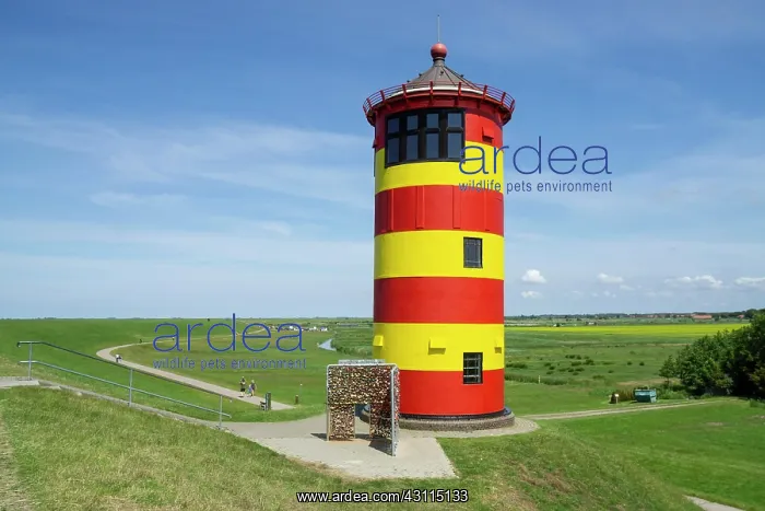 : Pilsum lighthouse, Pilsum, Krummhnrn, East Frisia : Pilsum lighthouse, Pilsum, Krummhnrn, East Frisia