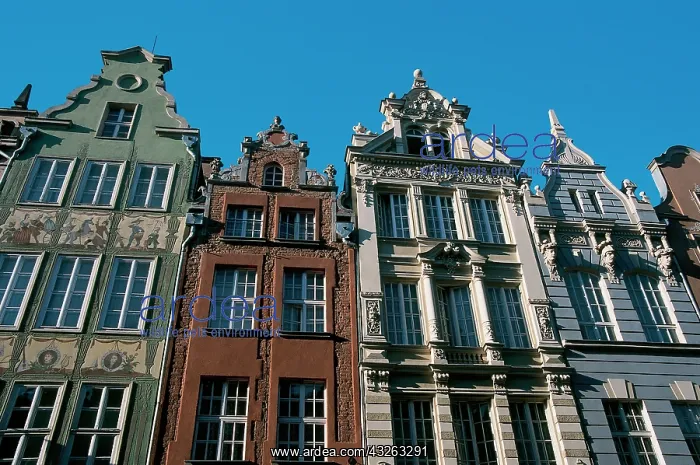 : POLAND. GDANSK. Buildings in the historic : POLAND. GDANSK. Buildings in the historic