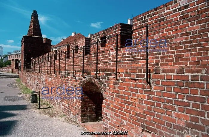 : POLAND. WARSAW. View of an stretch gothic : POLAND. WARSAW. View of an stretch gothic