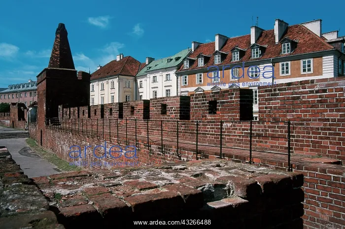 : POLAND. WARSAW. View of an stretch gothic : POLAND. WARSAW. View of an stretch gothic