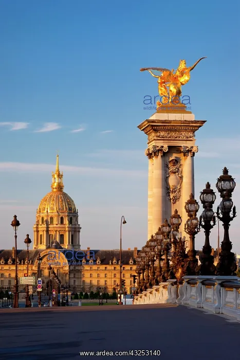 : Pont Alexandre III over the River Seine : Pont Alexandre III over the River Seine