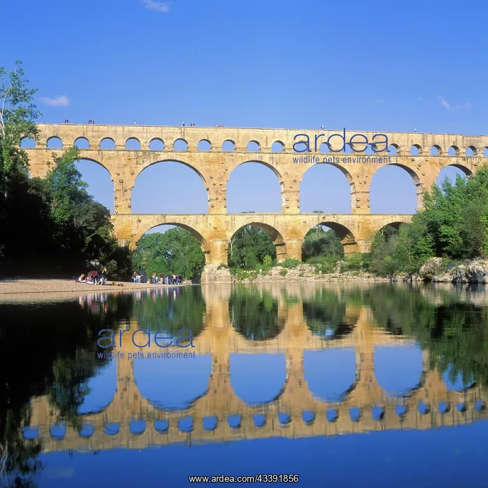: Pont du Gard, Provence, France, Europe : Pont du Gard, Provence, France, Europe