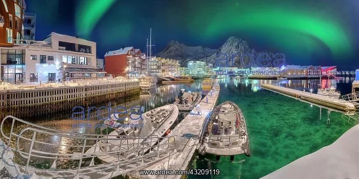 : Port of Svolvaer Lofoten Norway : Port of Svolvaer Lofoten Norway