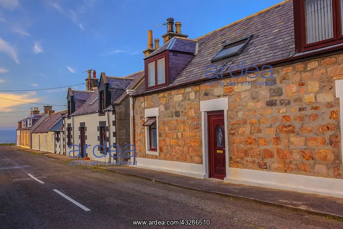 : Portknockie - street scene in the older part of : Portknockie - street scene in the older part of