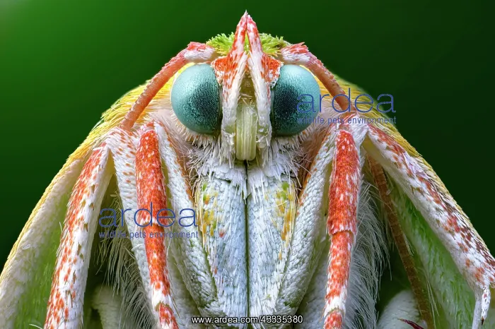: Portrait of moth, eyes of a small moth, Luzzara : Portrait of moth, eyes of a small moth, Luzzara