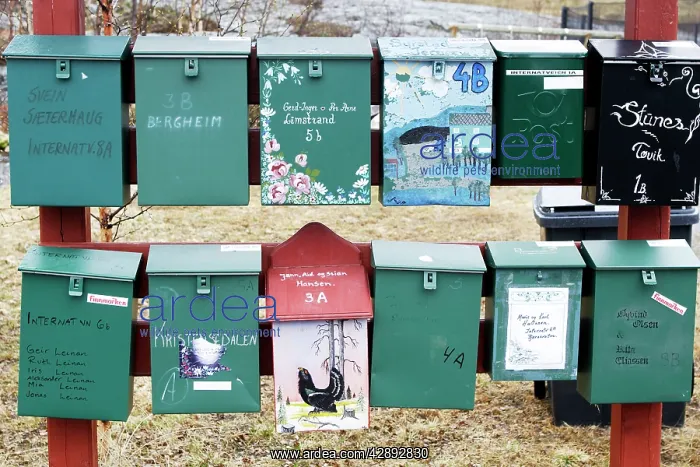 : Post / Letter boxes - decorated, including one : Post / Letter boxes - decorated, including one