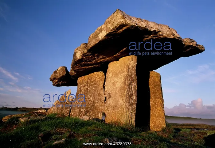 : Poulnabrone Dolmen, County Clare, Ireland, Europe : Poulnabrone Dolmen, County Clare, Ireland, Europe