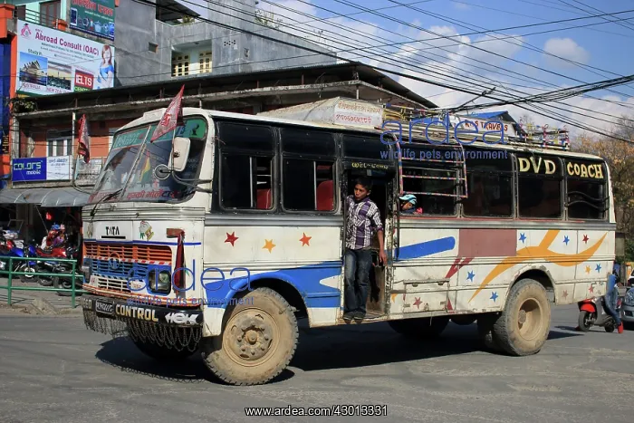: Public Bus downtown : Public Bus downtown