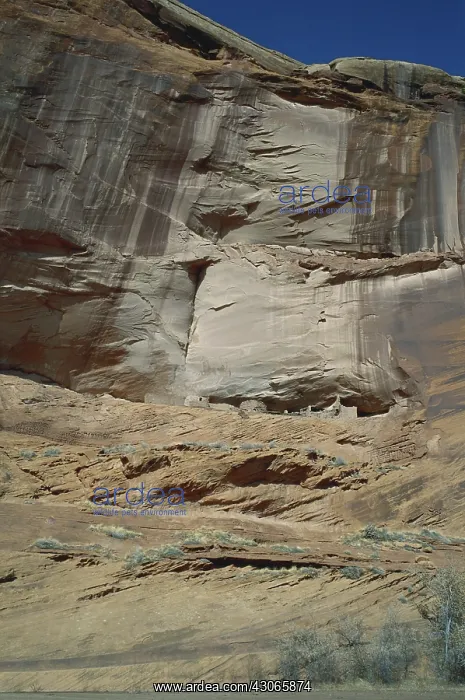 : Pueblos in Canyon de Chelly : Pueblos in Canyon de Chelly