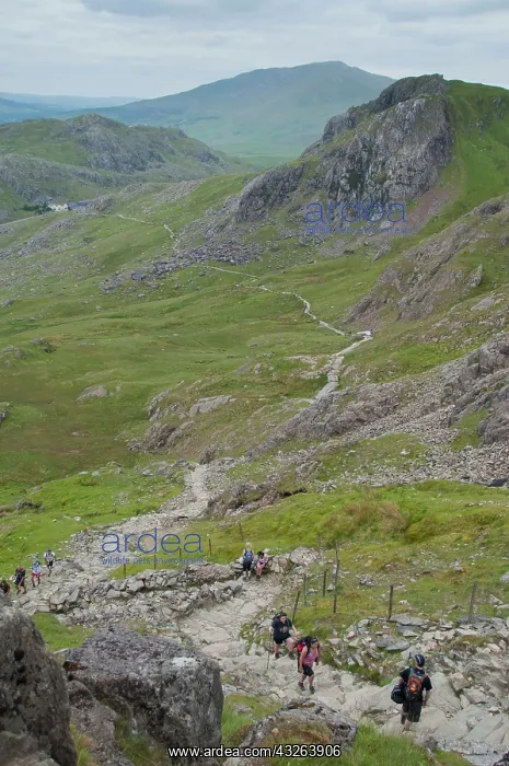 : The Pyg Track Up Snowdown Mountain, Snowdonia : The Pyg Track Up Snowdown Mountain, Snowdonia