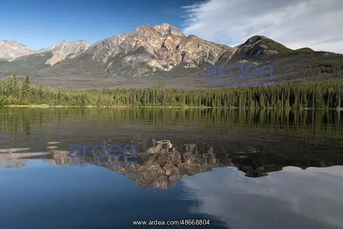 : Pyramid Mountain and Pyramid Lake, Jasper National Park : Pyramid Mountain and Pyramid Lake, Jasper National Park