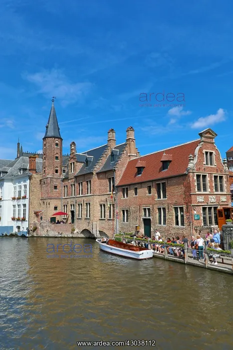  : Quay of the Rosary or Rozenhoedkaai, Bruges, Belgium