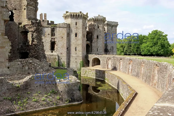 : Raglan Castle Ruins : Raglan Castle Ruins