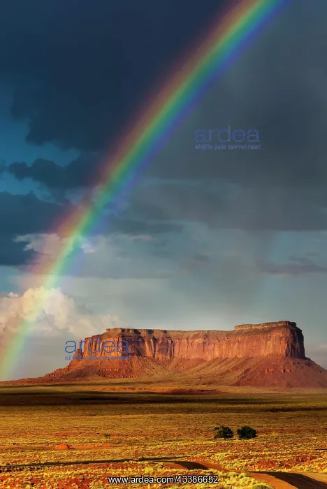 : Rainbow at Monument Valley, cloudy sky, cloud, sky : Rainbow at Monument Valley, cloudy sky, cloud, sky