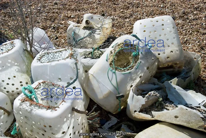 : Recycling - plastic container made into lobster traps : Recycling - plastic container made into lobster traps