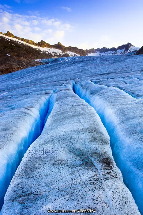 : Rhone Glacier, on the Furka Pass, Swiss Alps, Valais : Rhone Glacier, on the Furka Pass, Swiss Alps, Valais