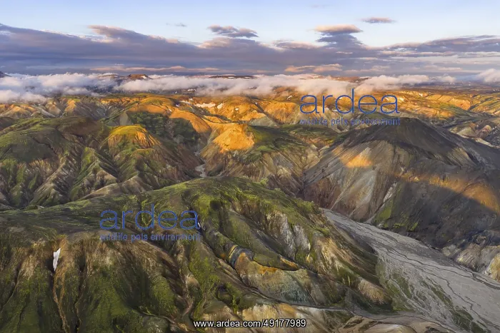 : Rhyolite mountains in Landmannalaugar : Rhyolite mountains in Landmannalaugar