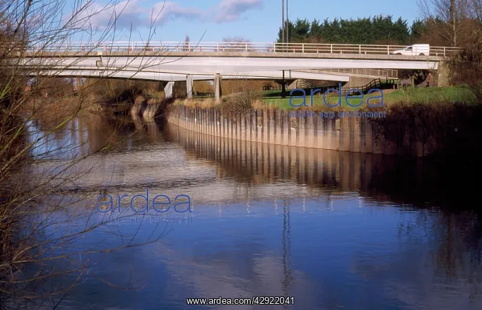 : River Severn - canalised : River Severn - canalised