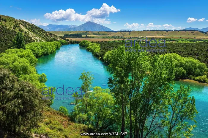 : River view from the Upper Clutha River Track, Central : River view from the Upper Clutha River Track, Central