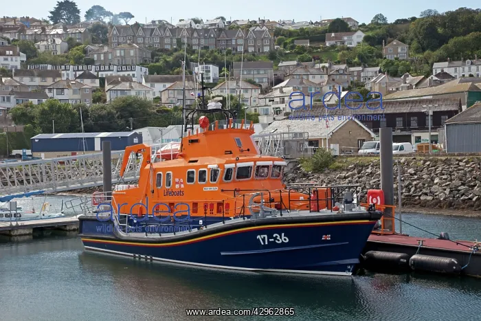 : RNLB Lifeboat Ivan Ellen - moored Newlyn harbour : RNLB Lifeboat Ivan Ellen - moored Newlyn harbour
