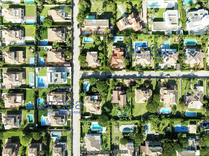 : The Roche housing estate. Aerial view : The Roche housing estate. Aerial view
