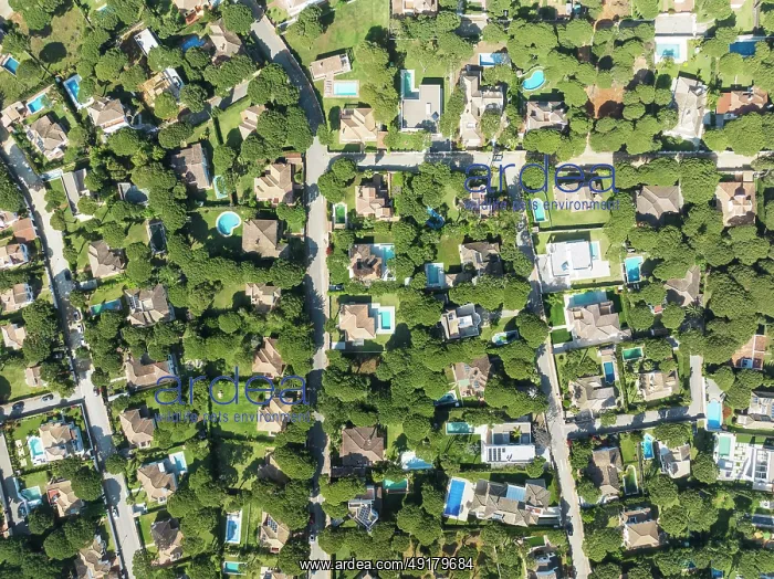 : The Roche housing estate. Aerial view : The Roche housing estate. Aerial view