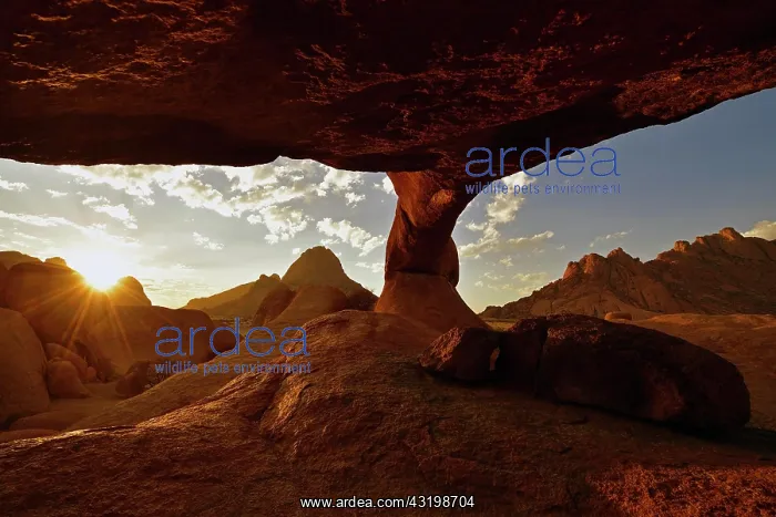 : Rock arch, rock bridge in the Spitzkoppe area at : Rock arch, rock bridge in the Spitzkoppe area at