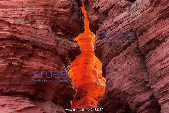 : Rock formation of sandstone at light incidence : Rock formation of sandstone at light incidence