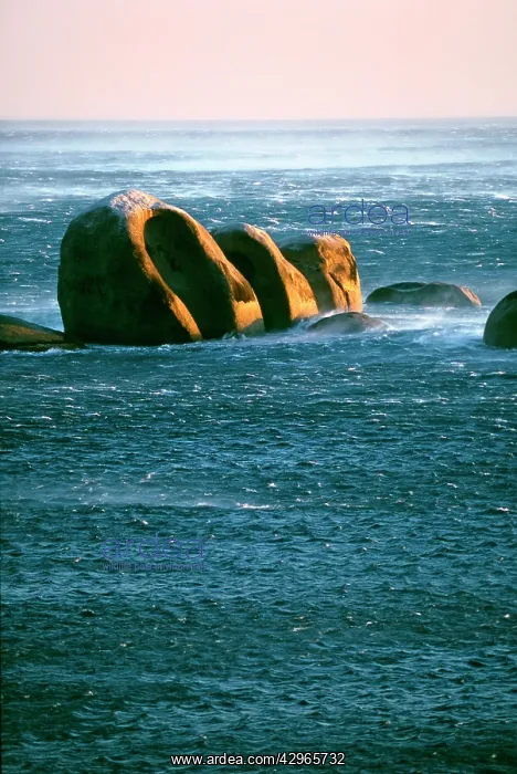 : Rock Sculpture - offshore winds from Table Mountain : Rock Sculpture - offshore winds from Table Mountain