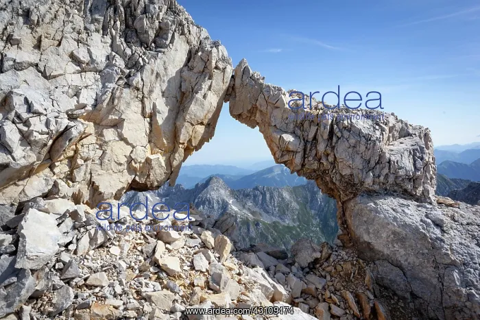 : Rock window, Brendelsteig, ascent to the eastern : Rock window, Brendelsteig, ascent to the eastern